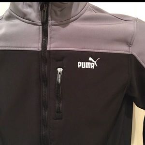 Boys Puma jacket XL gray/black color